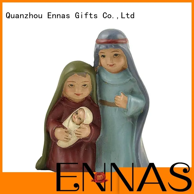 Ennas eco-friendly nativity set hot-sale family decor 1