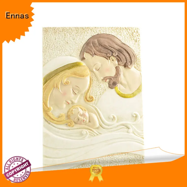 Ennas holding candle nativity set bulk production holy gift 1