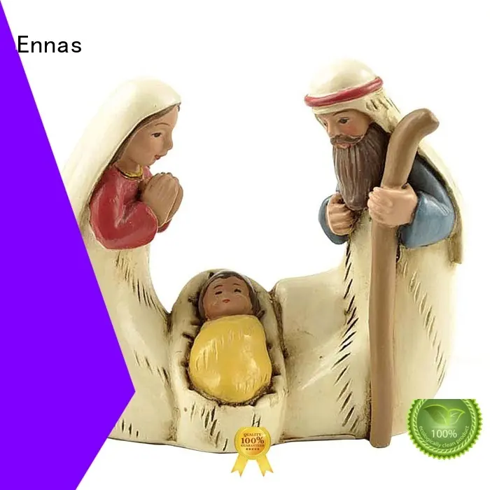 Ennas wholesale church figurine bulk production family decor 1