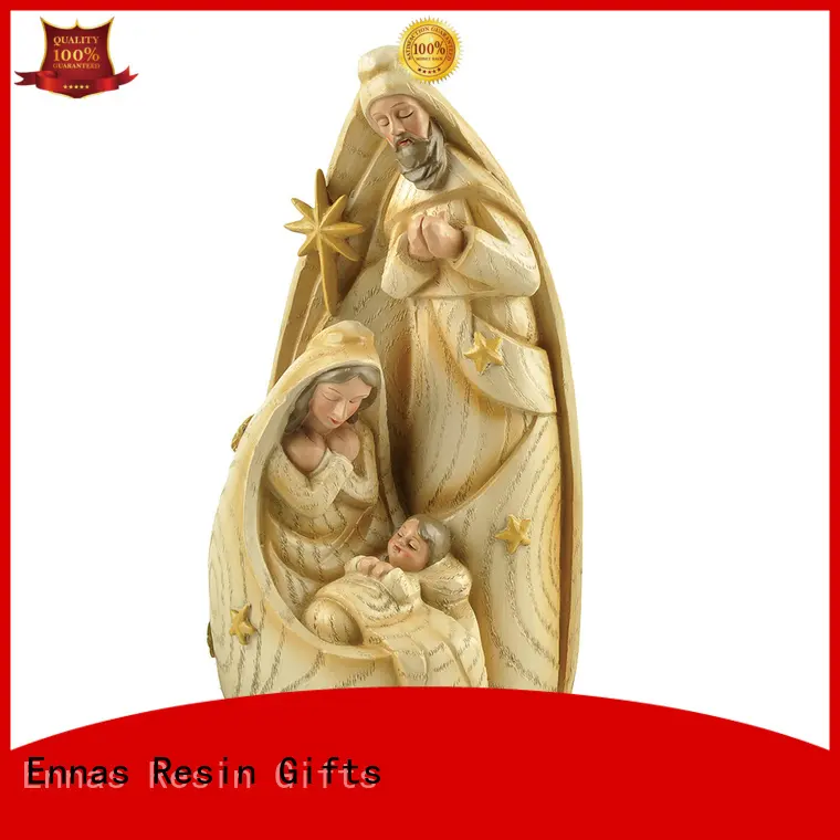 Ennas holding candle religious sculptures popular holy gift 1