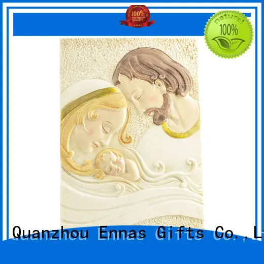 Ennas catholic nativity set with stable promotional family decor 1