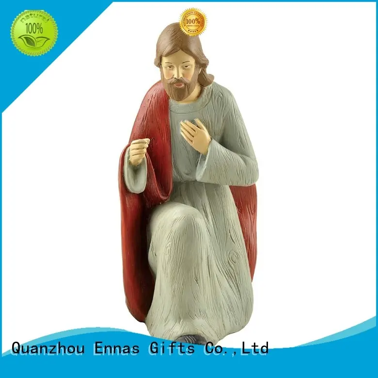 Ennas holding candle catholic figurines popular family decor 1