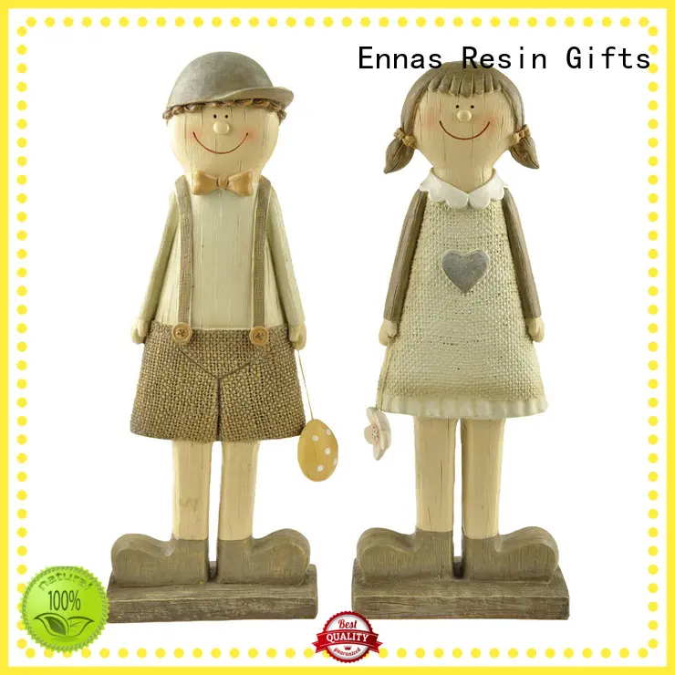 Ennas best quality easter rabbit statues handmade crafts home decor 1
