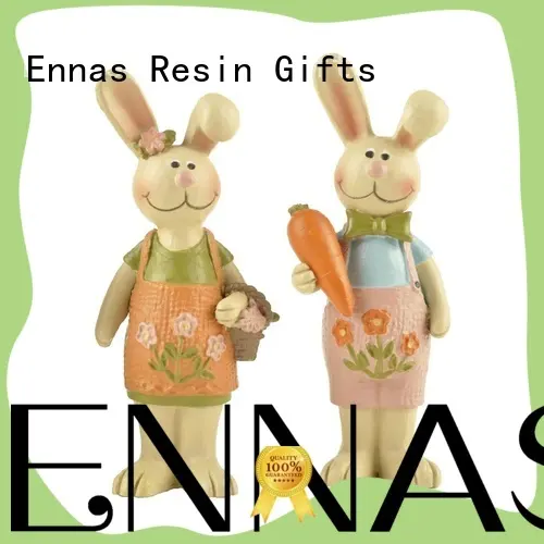Ennas best quality easter rabbit figurines handmade crafts home decor 1