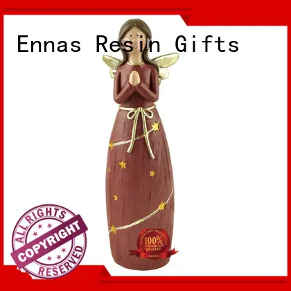 Christmas resin angel figurines antique for decoration 1