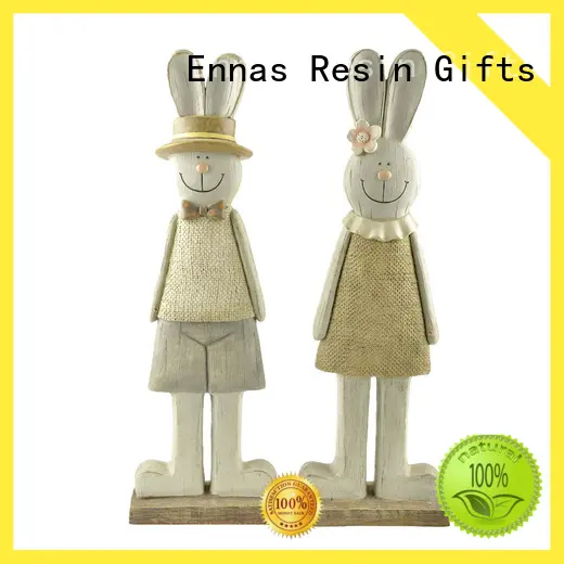 best quality easter rabbit decor polyresin micro landscape 1