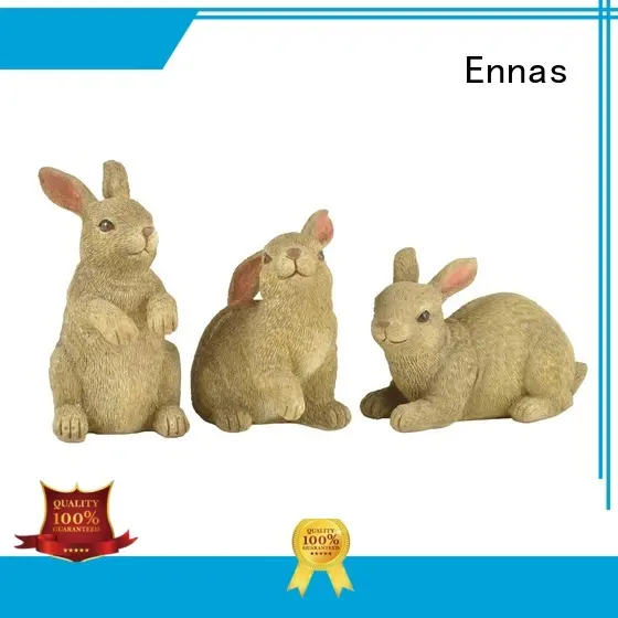 best quality easter rabbit statues oem home decor 1