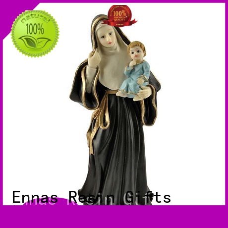 Ennas holding candle religious statues popular craft decoration 1