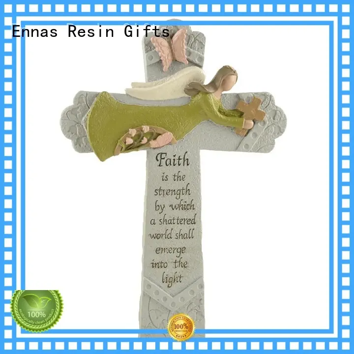 Ennas holding candle church figurine promotional holy gift 1