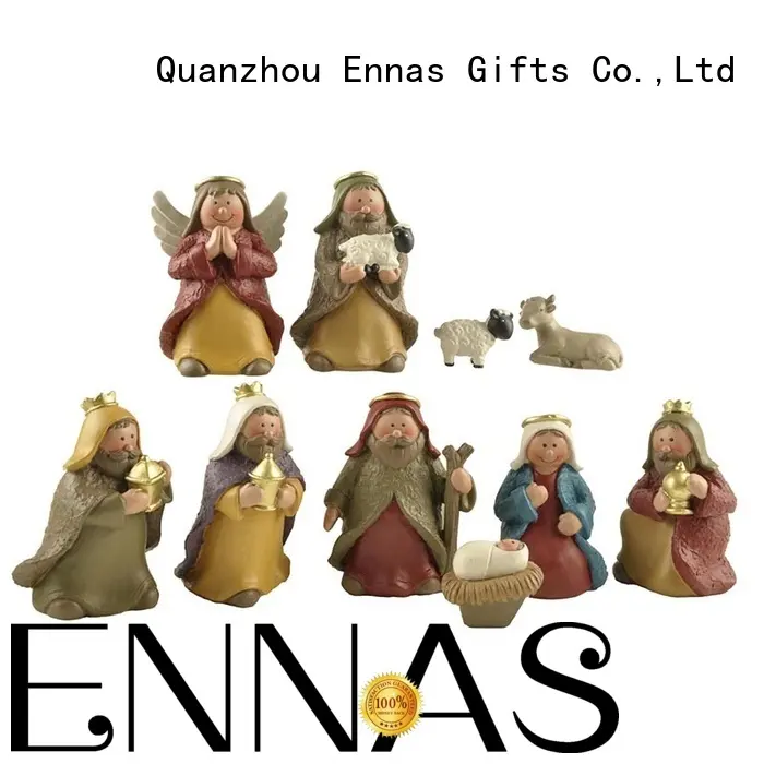 Ennas christian nativity set bulk production family decor 1