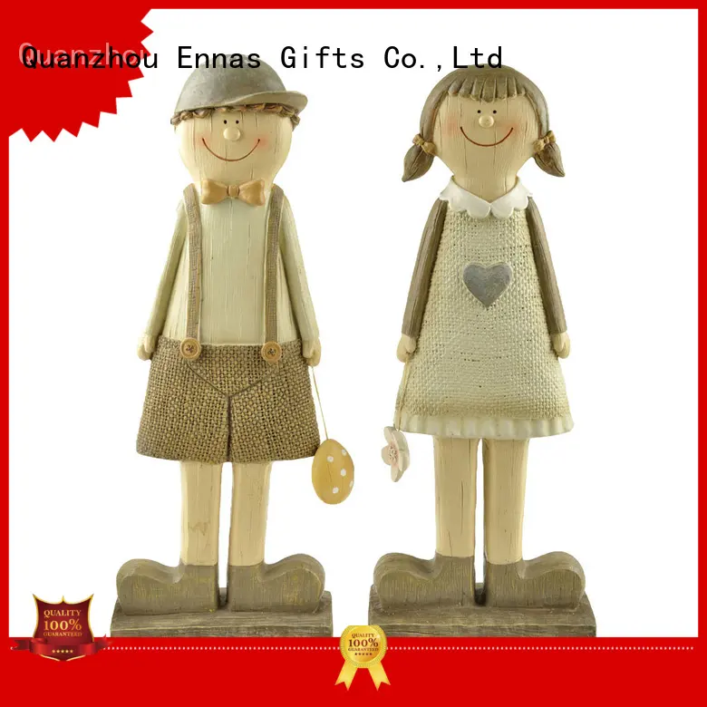 Ennas easter rabbit statues oem home decor 1