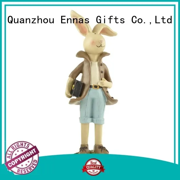 free sample easter rabbit figurines oem home decor 1