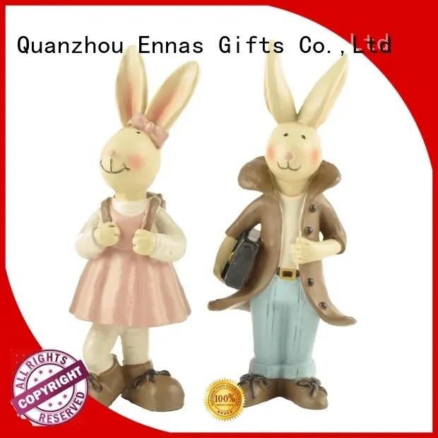 Ennas easter rabbit statues oem micro landscape 1