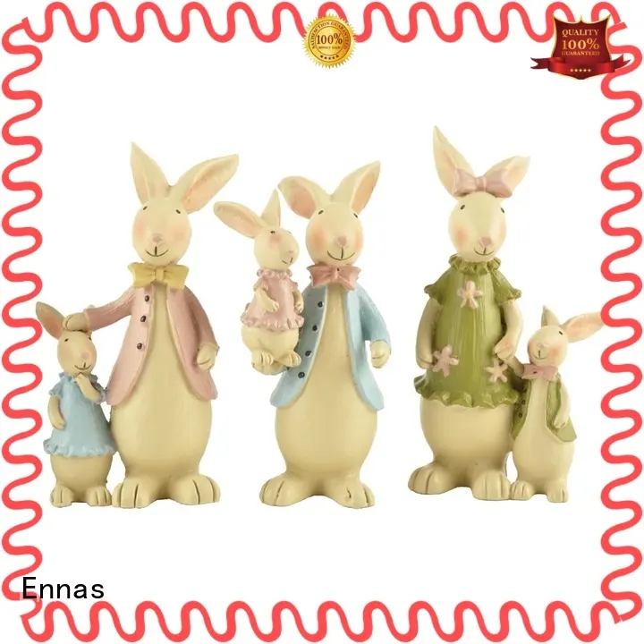 Ennas easter rabbit decor handmade crafts micro landscape 1