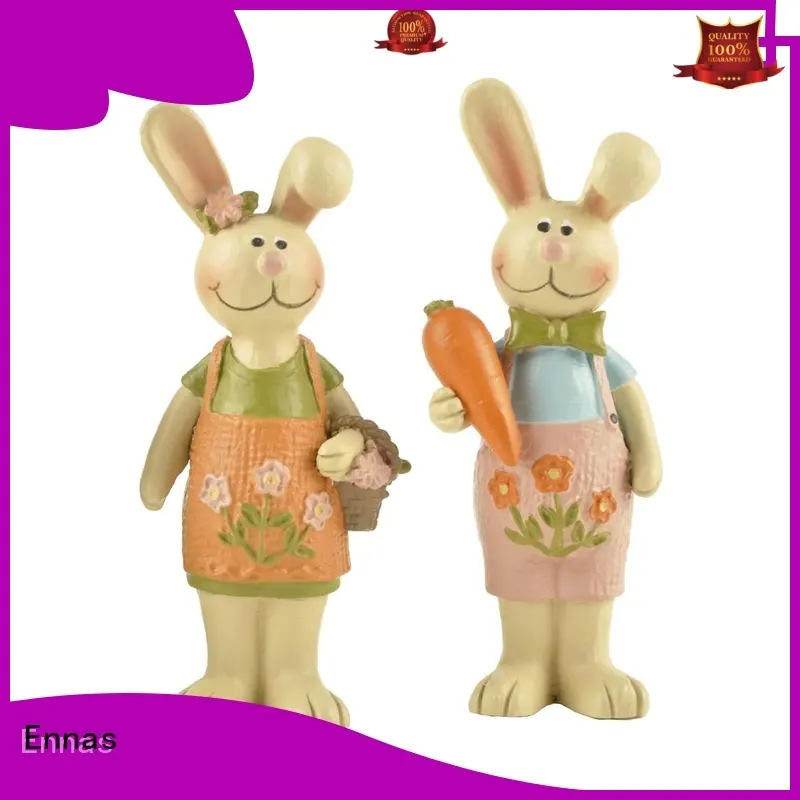 easter rabbit figurines handmade crafts home decor 1