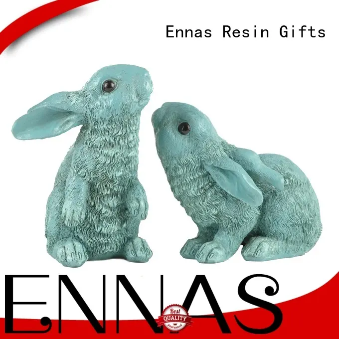 Ennas resin easter bunnies oem home decor 1