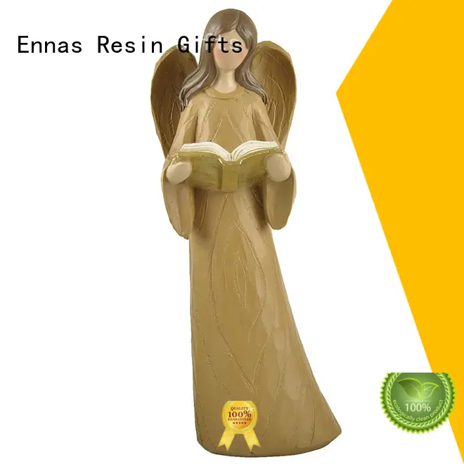 Ennas carved guardian angel figurines collectible handmade best crafts 1