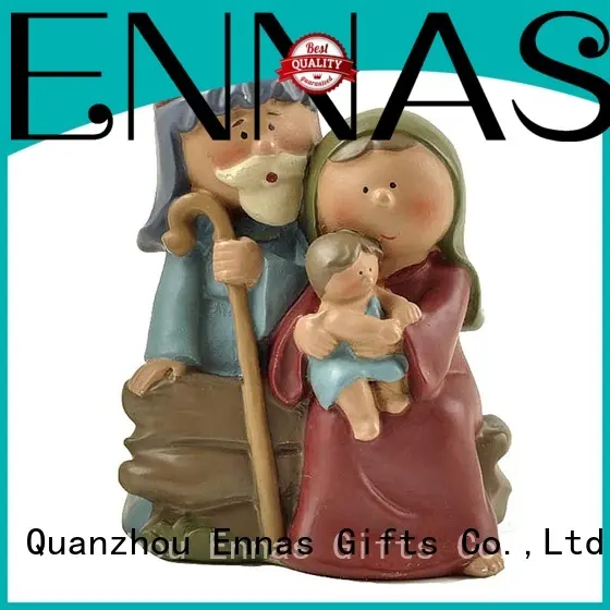Ennas wholesale nativity set with stable promotional family decor2 1