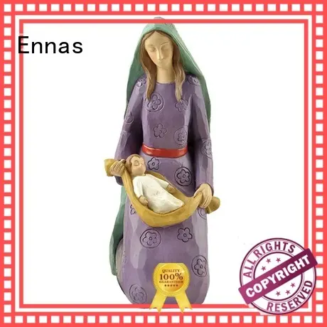 holding candle christian figurines eco-friendly popular craft decoration 1