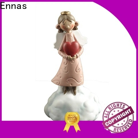 Ennas carved guardian angel statues figurines unique for ornaments 1