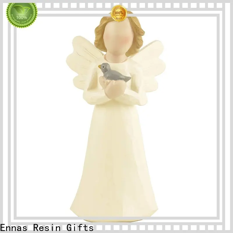 home decor small angel figurines colored for ornaments 1
