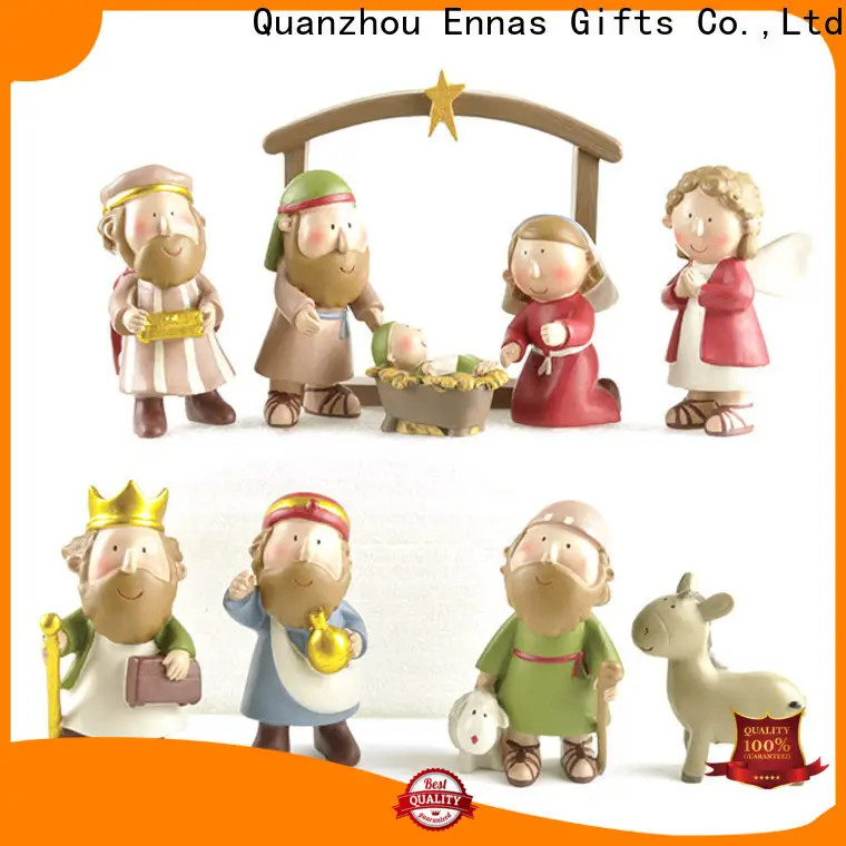 holding candle nativity set figurines christmas bulk production family decor 1