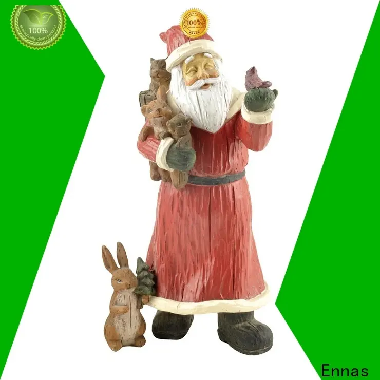 Ennas 3d christmas figurine ornaments polyresin for ornaments 1