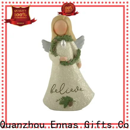 Ennas Christmas resin angel figurines colored at discount 1