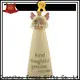 resin bunny garden statue personalized decor sculpture 1