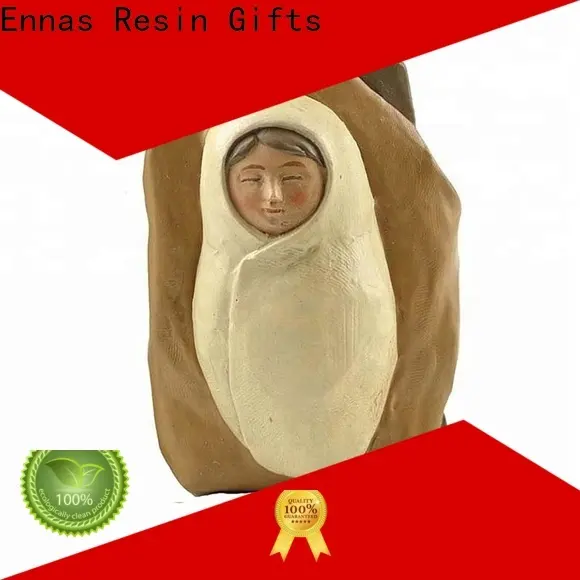 Ennas Factory Handmade Resin Angel Crafts Bright Blessings Angel Statue w flowers- Grandma for Birthday Gift 231-13701 1