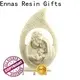 Ennas Factory Handmade Resin Angel Crafts Bright Blessings Angel Statue w flowers- Grandma for Birthday Gift 231-13756 1
