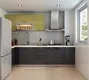 New Modern Wood Grain Kitchen Cabinets Suppliers 3