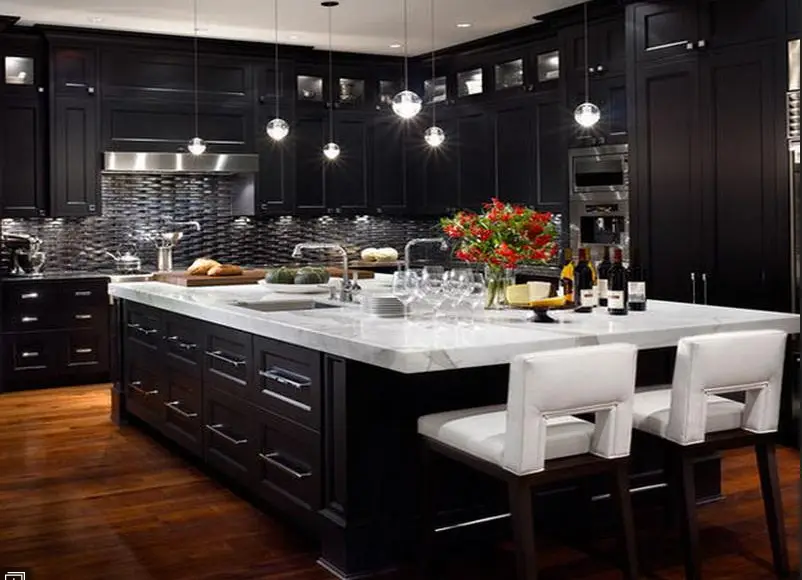 Y&r Furniture Wholesale traditional black kitchen cabinets Suppliers 4