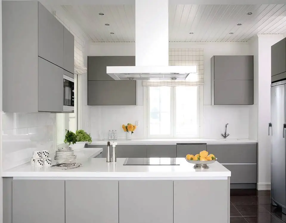 Modern Style High Gloss Kitchen Cabinet Made in China Factory 1