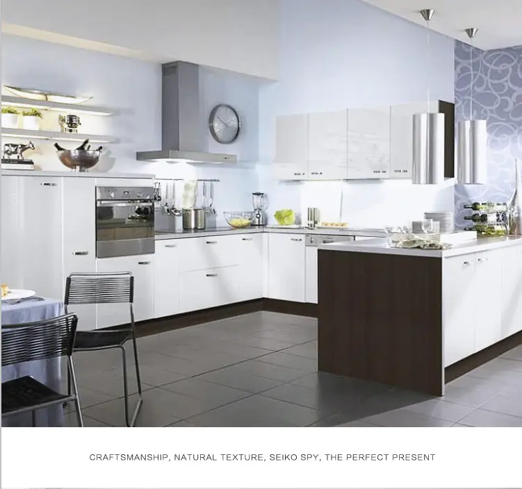 Y&r Furniture modern high gloss white kitchen cabinets manufacturers1 4