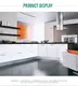 Y&r Furniture modern high gloss white kitchen cabinets manufacturers1 3