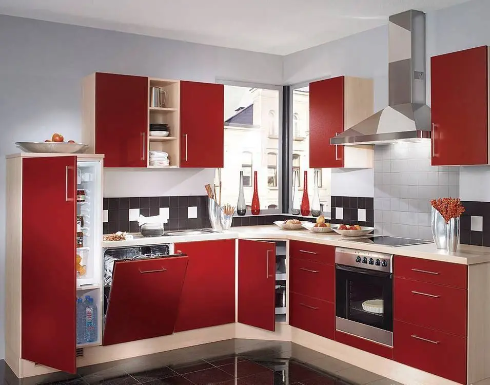 Solid Wood Kitchen Cabinets  Wholesales 1