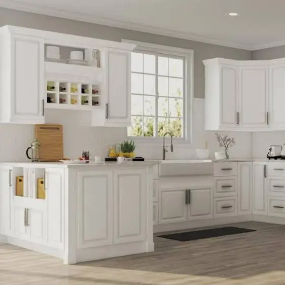 Plywood cabinet kitchen pvc rta kitchen cabinets 1