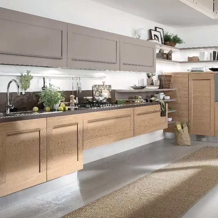 Eco-Friendly Simple Assembly Assemble Modern Designs Kitchen Cabinet 1