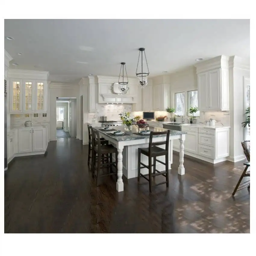Incorporate Dark Wood Cabinets in Your Luxury Home Kitchen Design 1