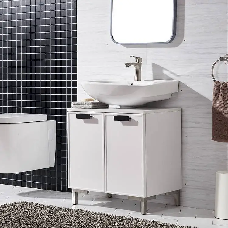 Small modern minimalist washbasin wall hanging bathroom cabinet vanity1 1