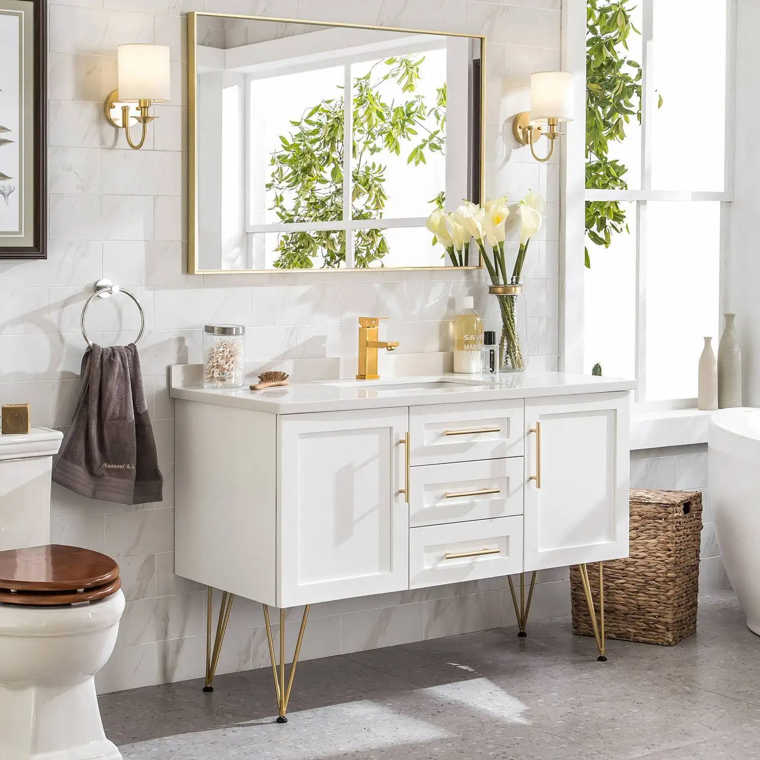 Upgrade Your Bathroom With A Modern Cabinet Design 1