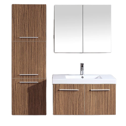 MDF bathroom mirror cabinet cheap bathroom vanity 3