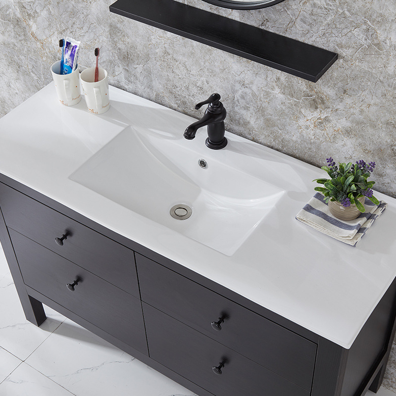 MDF bathroom mirror cabinet cheap bathroom vanity 2