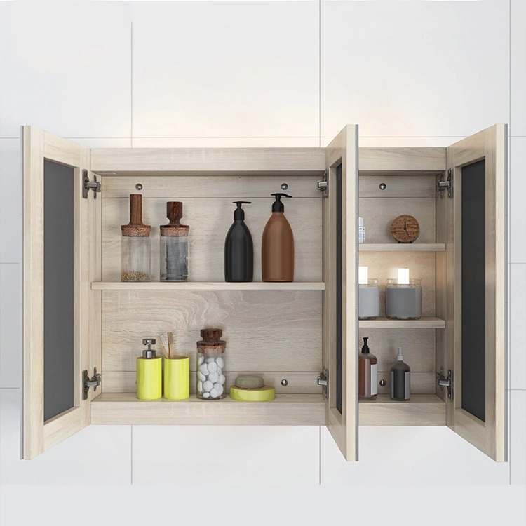 MDF bathroom mirror cabinet cheap bathroom vanity 4