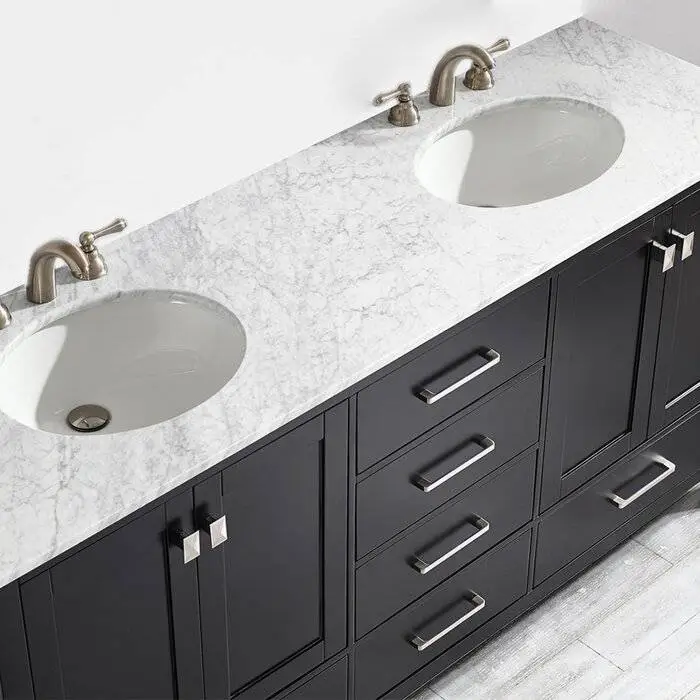 American Style Solid Wood Vanities manufacturer Direct Sale Acrylic Bathroom Cabinet 1