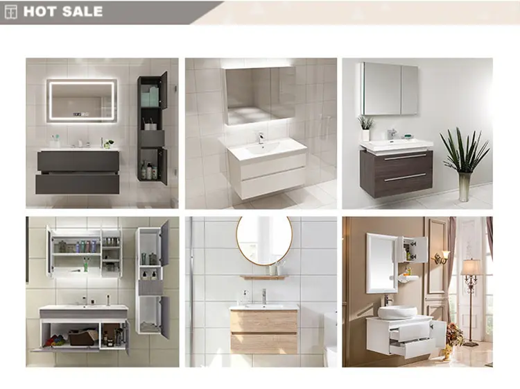 Y&r Furniture bathroom pvc vanity Suppliers1 2