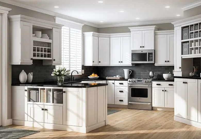 Y&r Furniture New modern white cabinets factory 6