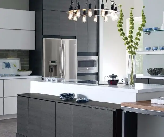 Y&r Furniture modern high gloss kitchen cabinets manufacturers 4