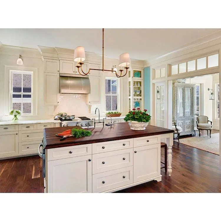 Design Kitchen Cabinets Supplier Modern Free Sample China Solid Wood Door 1